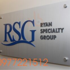 Làm Bảng Hiệu Quầy Lễ Tân Tôn Sơn Tĩnh Điện Tại KCN VSIP Bình Dương