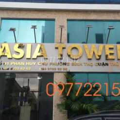 Bảng hiệu alu chữ nổi inox lắp đặt tại Thủ Đức