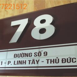 Xưởng gia công biển số nhà tại TPHCM