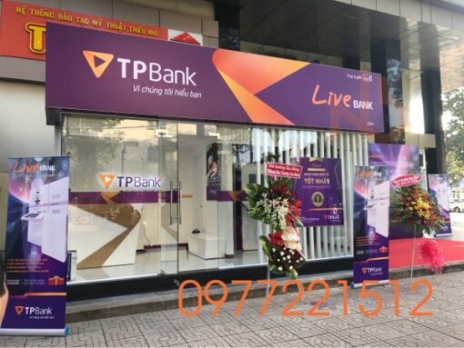 Bảng Hiệu Quảng Cáo Decal Của Ngân Hàng TPBank tại TPHCM