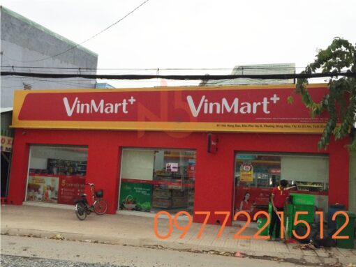 Làm Bảng Hiệu Quảng Cáo Decal Siêu Thị Mini VinMart tại Dĩ An - Bình Dương