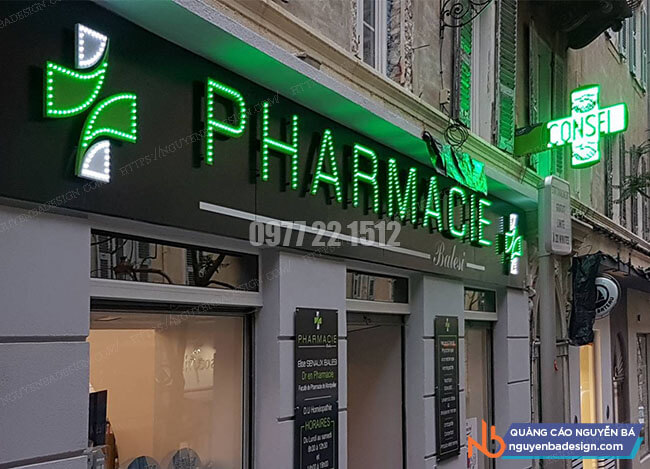 Biển led quầy thuốc