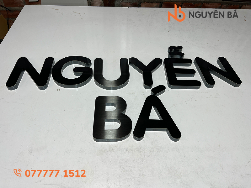 Chữ inox màu 304 giá rẻ tại TPHCM - Sài Gòn