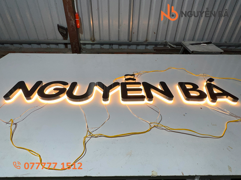 Gia công chữ inox Nguyễn Bá Tại TPHCM - Sài Gòn