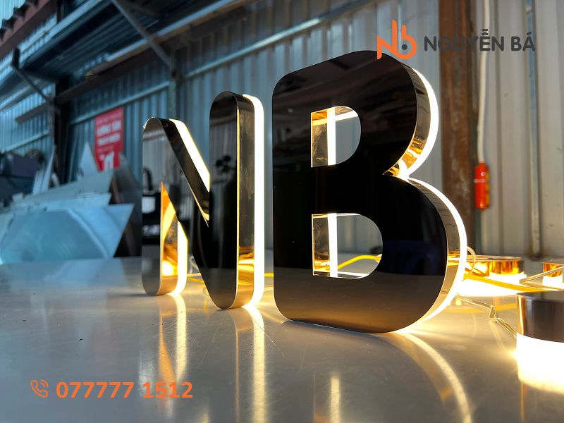 Nơi làm chữ inox sáng chân mica cháo đẹp TPHCM